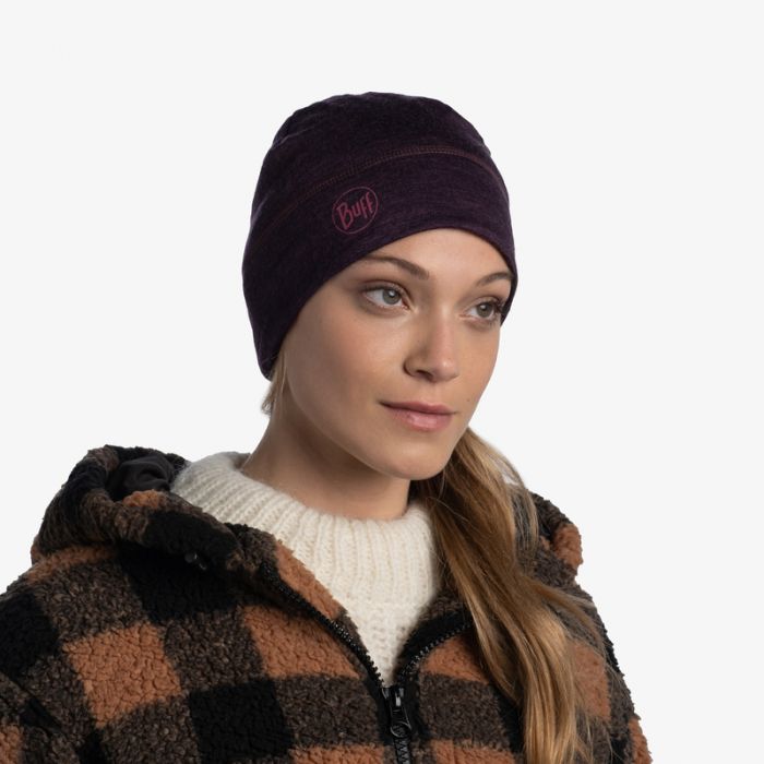 Czapka BUFF WOOL LIGHTWEIGHT SOLID DEEP PURPLE