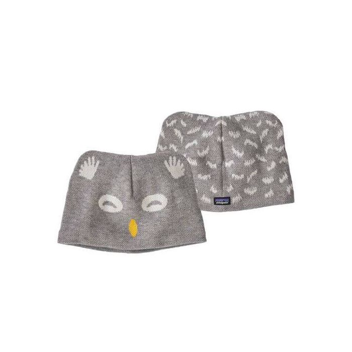 Czapka dziecięca PATAGONIA BABAY ANIMAL FIRIENDS / DRIFTER GREY