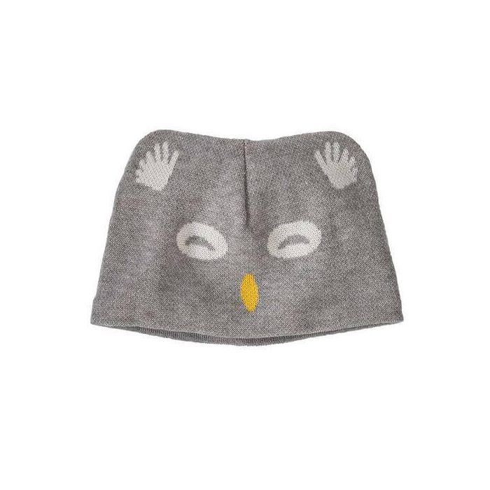 Czapka dziecięca PATAGONIA BABAY ANIMAL FIRIENDS / DRIFTER GREY