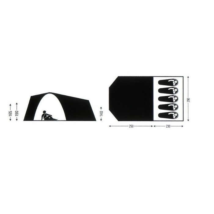 Namiot SALEWA MIDWAY V BASE