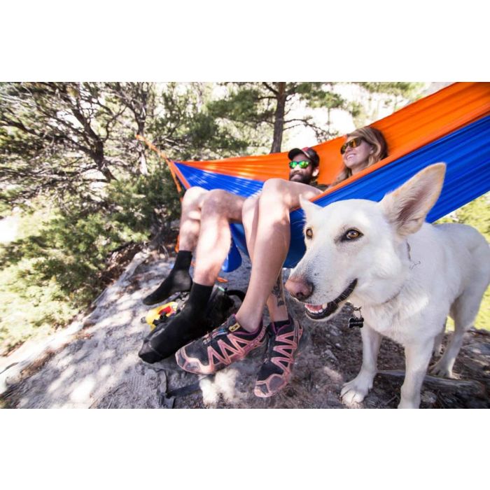 Hamak GRAND TRUNK DOUBLE DELUXE PARCHUTE NYLON + STRAPS COLLEGIATE