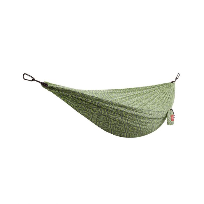 Hamak GRAND TRUNK DOUBLE PRINT NYLON + STRAPS GREEN MAMBA