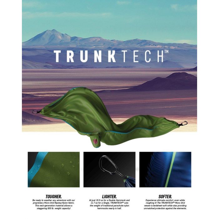 Hamak GRAND TRUNK TRUNKTECH SINGLE GREEN / AQUA