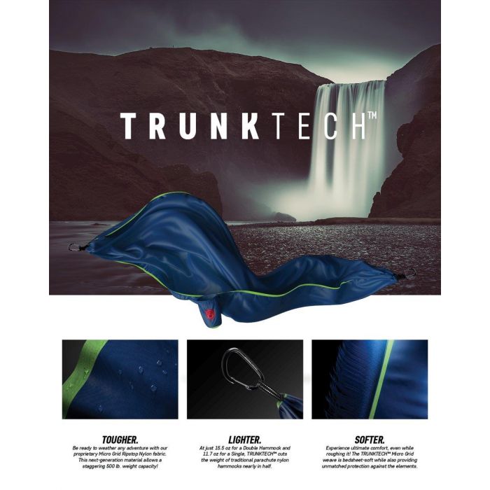 Hamak GRAND TRUNK TRUNKTECH SINGLE NAVY / GREEN