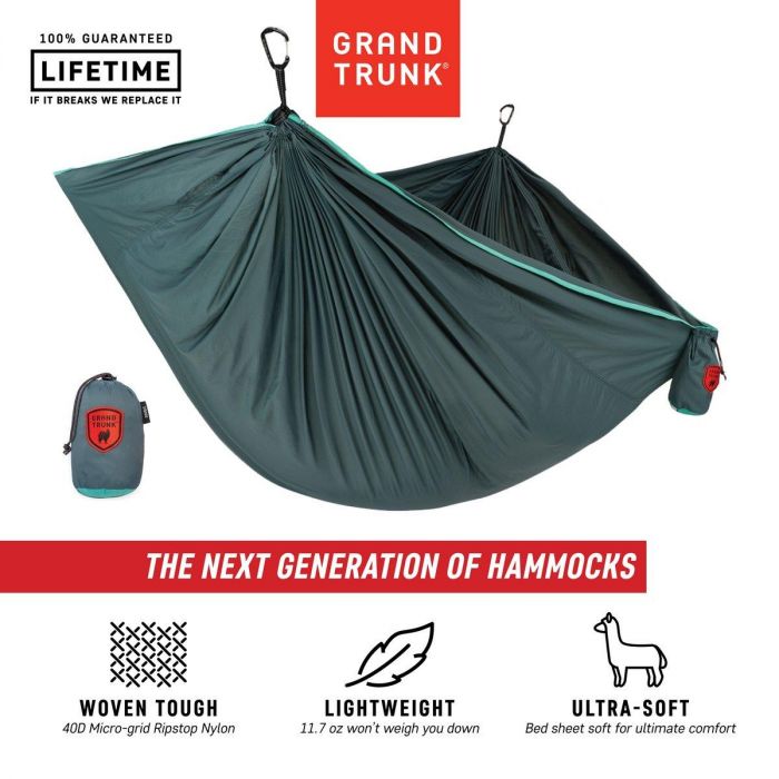 Hamak GRAND TRUNK TRUNKTECH SINGLE TEAL / TURUOISE