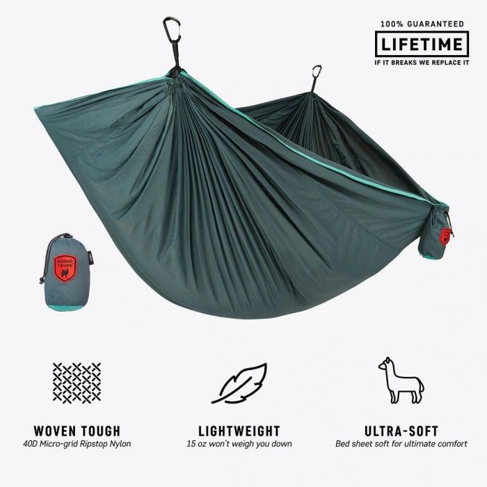 Hamak GRAND TRUNK TRUNKTECH DOUBLE TEAL / TURQOUISE