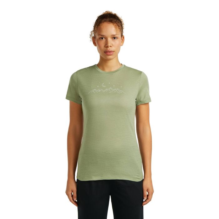 Koszulka damska merino ICEBREAKER TECH LITE SS TEE SPARKLING STA