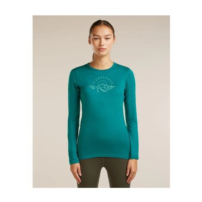 Koszulka damska merino ICEBREAKER OASIS LONG SLEEVE SUNRISE 