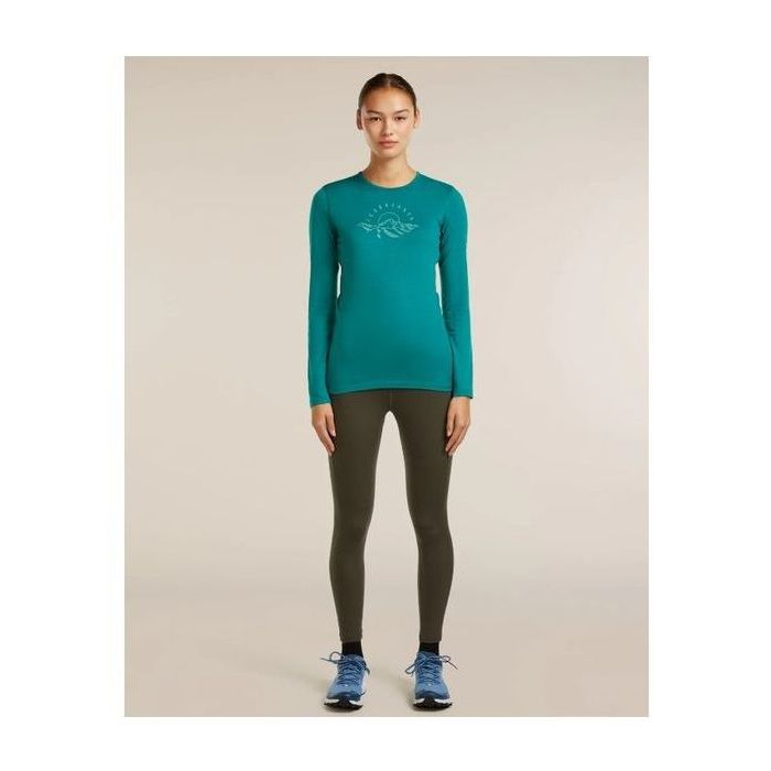 Koszulka damska merino ICEBREAKER OASIS LONG SLEEVE SUNRISE 