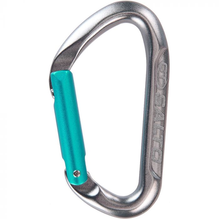 Karabinek CLIMBING TECHNOLOGY SALTO S TITANIUM / TURQUOISE