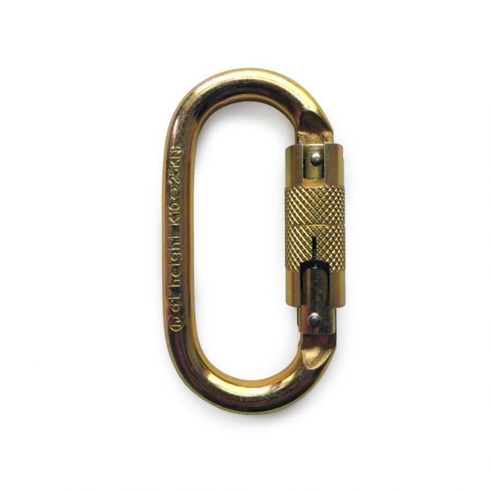 Karabinek AT HEIGHT K10 STEEL OVAL DA