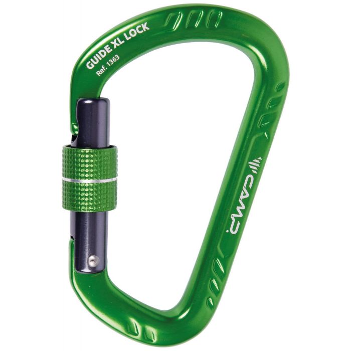 Karabinek CAMP GUIDE XL LOCK GREEN