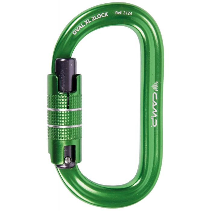 Karabinek CAMP OVAL XL 2LOCK GREEN