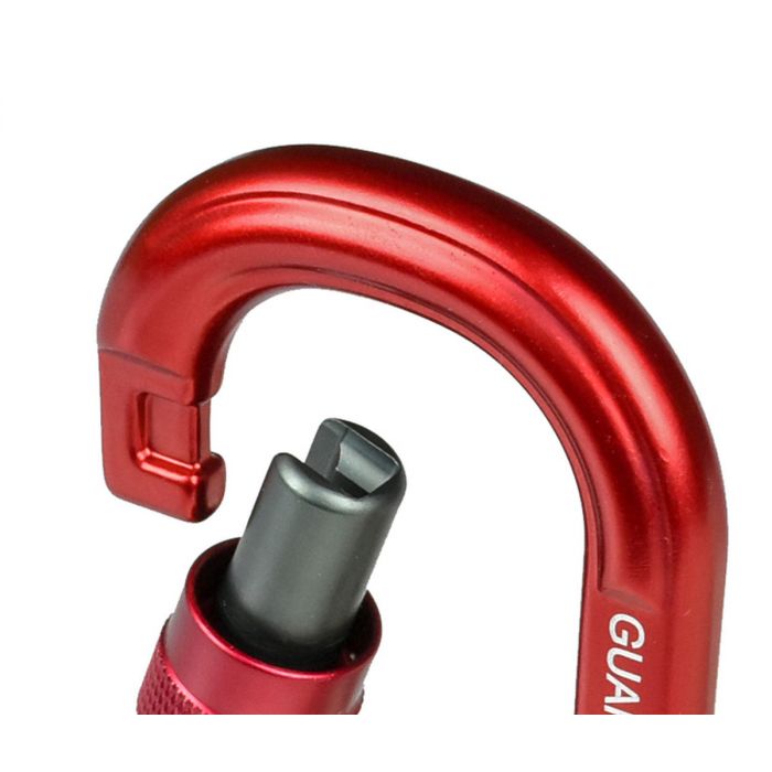 Karabinek EDELWEISS GUARD O RED
