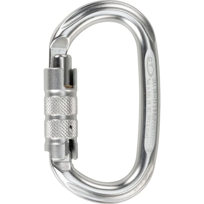 Karabinek wspinaczkowy CLIMBING TECHNOLOGY PILLAR TG / SILVER
