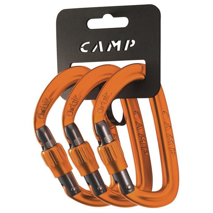 Karabinek CAMP ORBIT LOCK 3 PACK ORANGE (293001) Karabinek CAMP ORBIT LOCK 3 PACK ORANGE (293001)