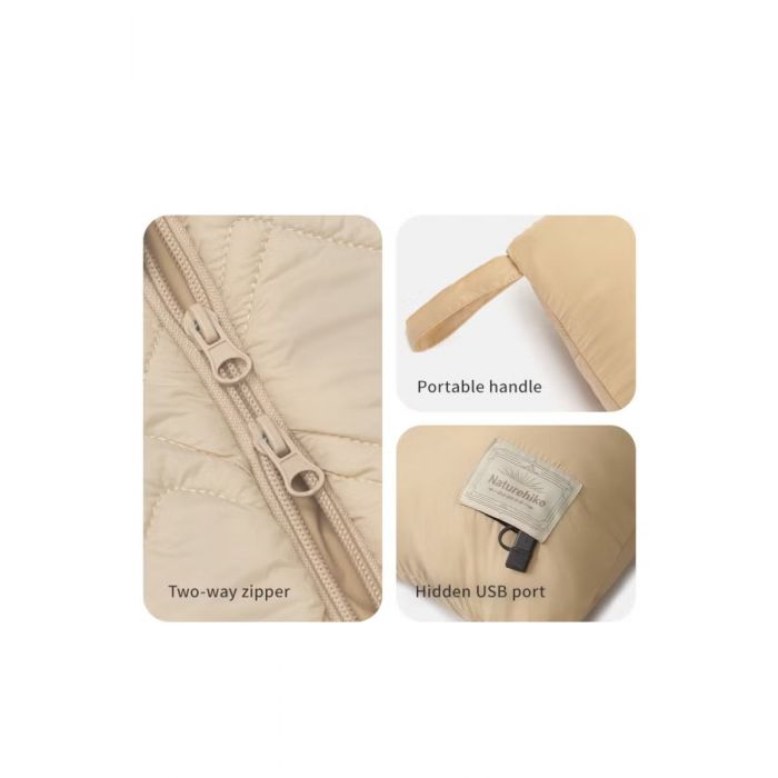 Koc podgrzewany NATUREHIKE SK90 CNK2450PJ015 CLOUD GRAY M