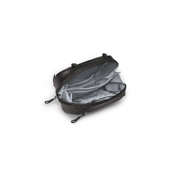 Osprey Transporter – Beauty Case Appeso In Nylon Riciclato – Leggero, Idrorepellente, Con Tasche Multiple – Colore Raven Black