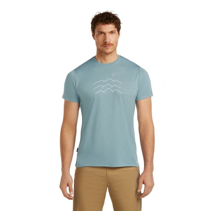 Koszulka męska merino ICEBREAKER COOL-LITE SPHERE III SS TEE ACROSS