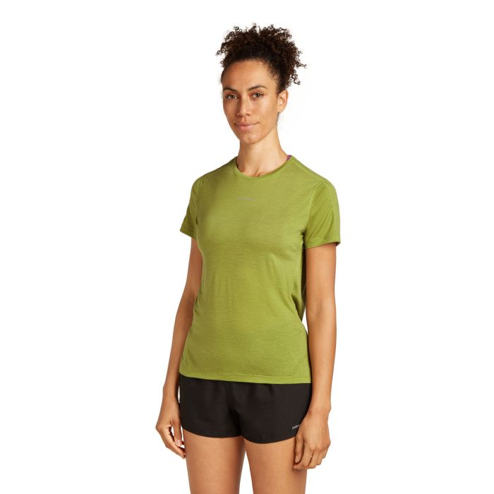 Koszulka damska merino ICEBREAKER COOL-LITE 125 SPEED TEE / OLIVE