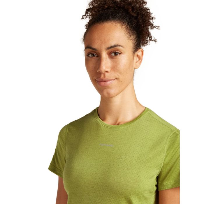 Koszulka damska merino ICEBREAKER COOL-LITE 125 SPEED TEE / OLIVE