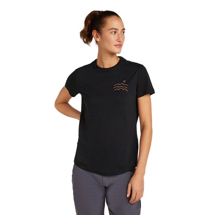 Koszulka damska merino ICEBREAKER COOL-LITE SPHERE III SS TEE ACROSS