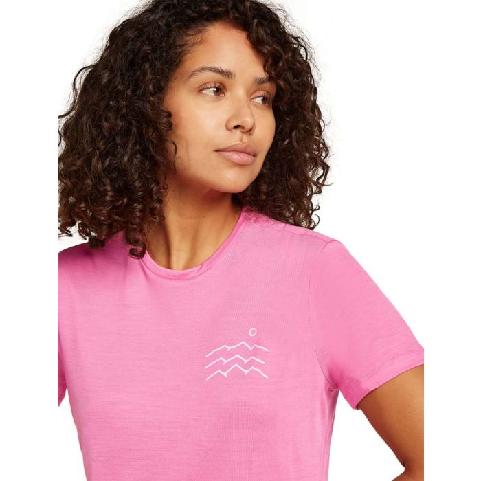 Koszulka damska merino ICEBREAKER COOL-LITE SPHERE III SS TEE ACROSS