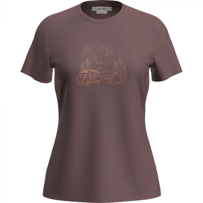 Koszulka damska merino ICEBREAKER TECH LITE III SS TEE VAN CAMP