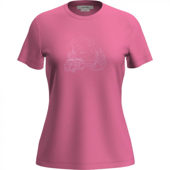 Koszulka damska merino ICEBREAKER TECH LITE III SS TEE VAN CAMP