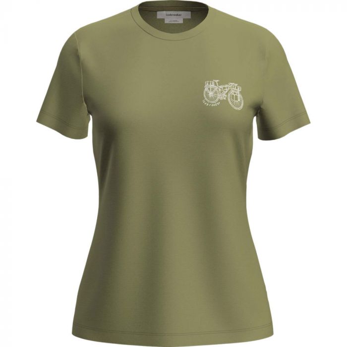 Koszulka damska merino ICEBREAKER TECH LITE SS TEE ADVENTURE RIDE