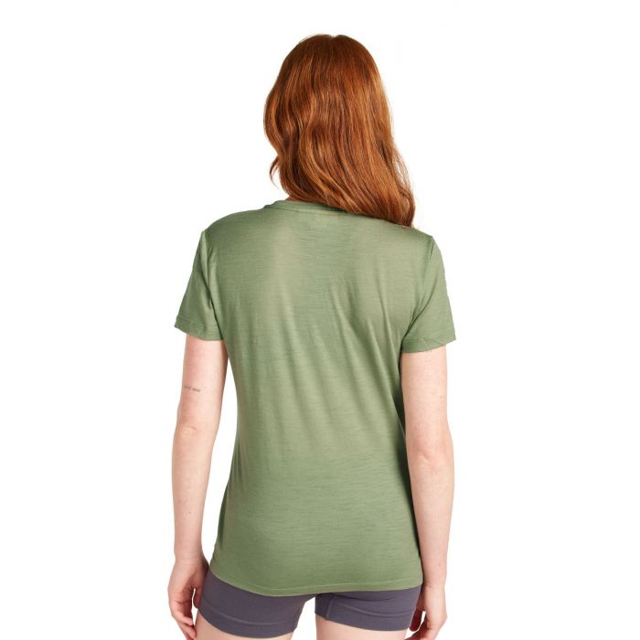 Koszulka damska merino ICEBREAKER TECH LITE SS TEE SINGLE LINE CAMP