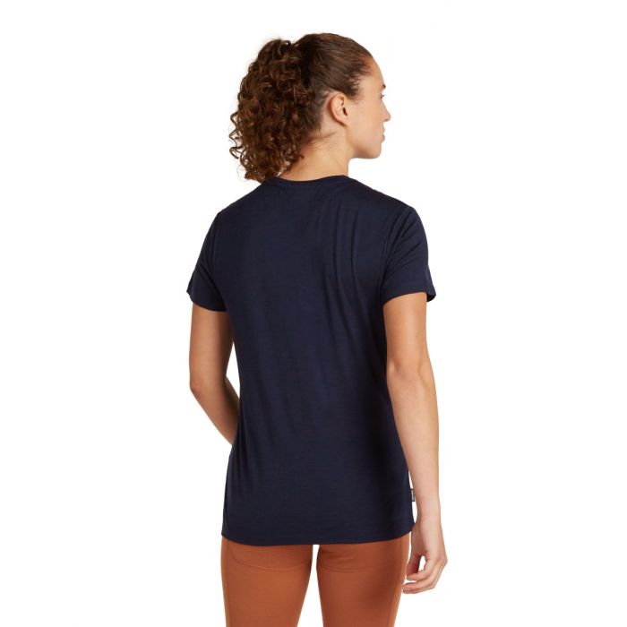 Koszulka damska merino ICEBREAKER TECH LITE SS TEE SINGLE LINE CAMP