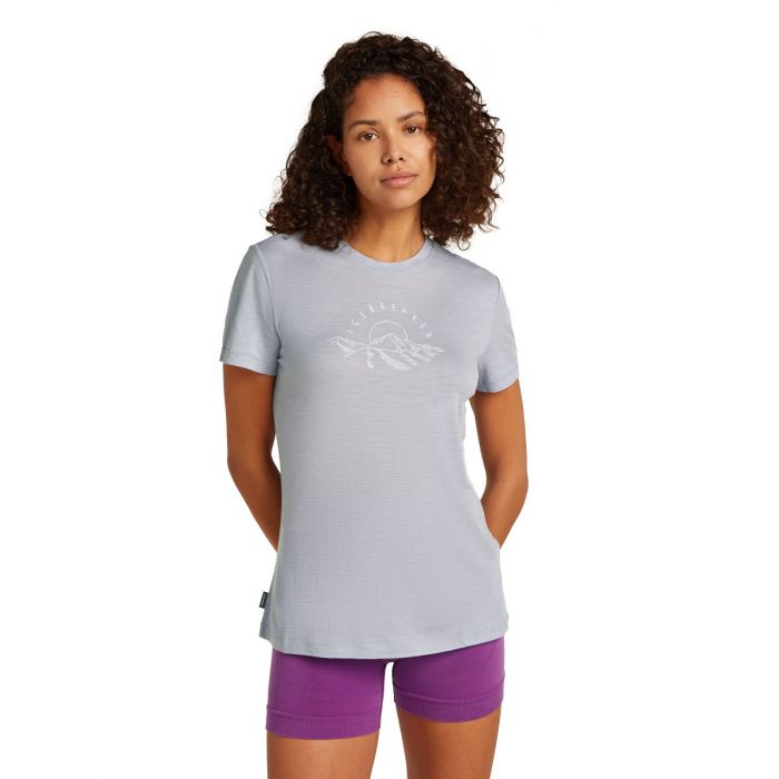 Koszulka damska merino ICEBREAKER TECH LITE SS TEE SUNRISE SUMMIT