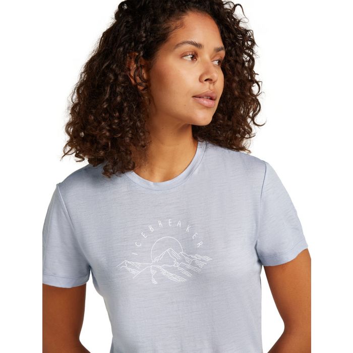 Koszulka damska merino ICEBREAKER TECH LITE SS TEE SUNRISE SUMMIT