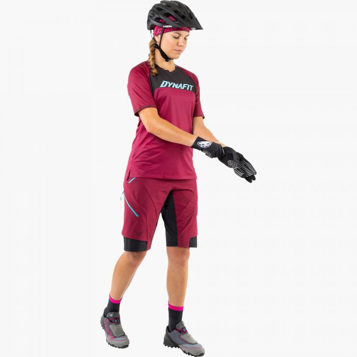 Koszulka rowerowa damska DYNAFIT RIDE SHIRT/BEET RED