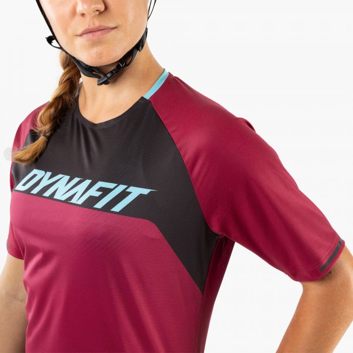 Koszulka rowerowa damska DYNAFIT RIDE SHIRT/BEET RED