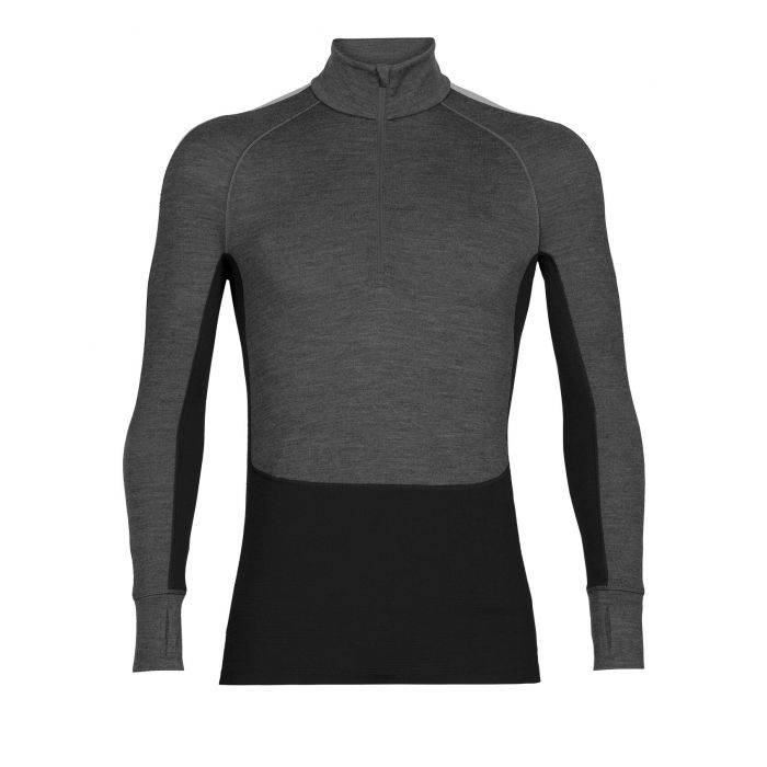 Koszulka męska ICEBREAKER MERINO ZONEKNIT 260 HALF ZIP LONG SLEEVE 