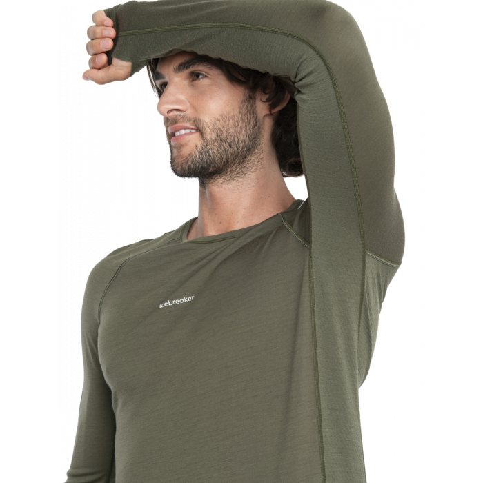 Koszulka męska ICEBREAKER MERINO ZONEKNIT 200 LONG SLEEVE 