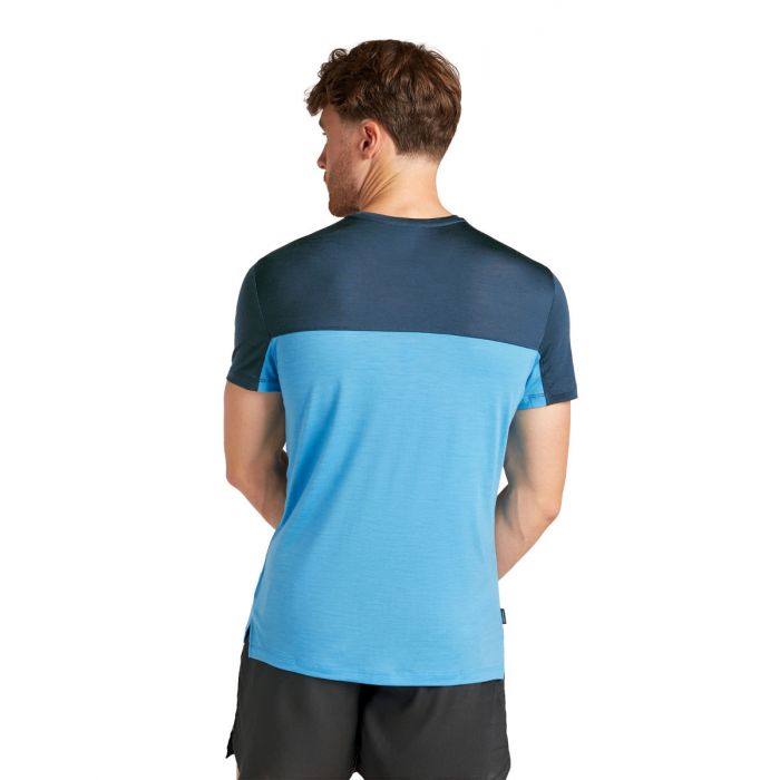 Koszulka męska merino ICEBREAKER COOL-LITE SPHERE III SS COLOUR BLOCK