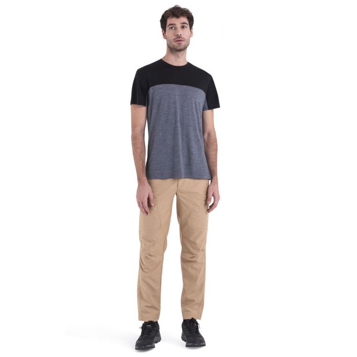 Koszulka męska merino ICEBREAKER COOL-LITE SPHERE III SS COLOUR BLOCK