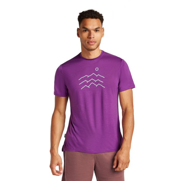 Koszulka męska merino ICEBREAKER COOL-LITE SPHERE III SS TEE ACROSS