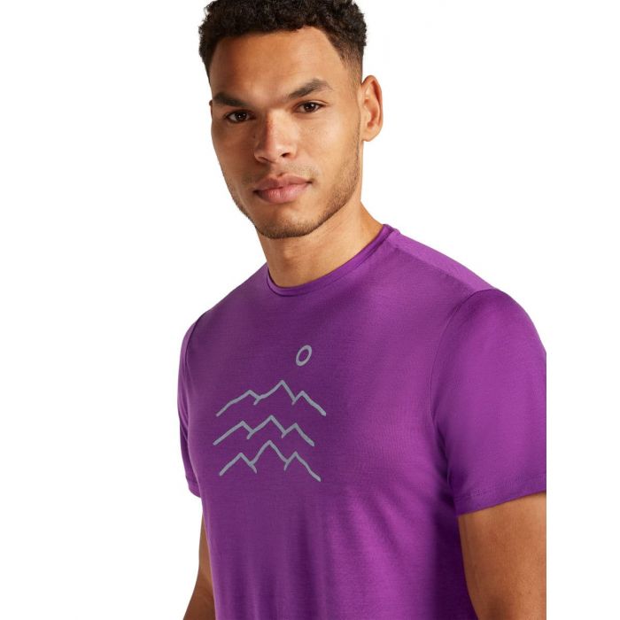 Koszulka męska merino ICEBREAKER COOL-LITE SPHERE III SS TEE ACROSS