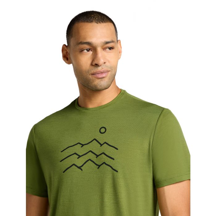 Koszulka męska merino ICEBREAKER COOL-LITE SPHERE III SS TEE ACROSS