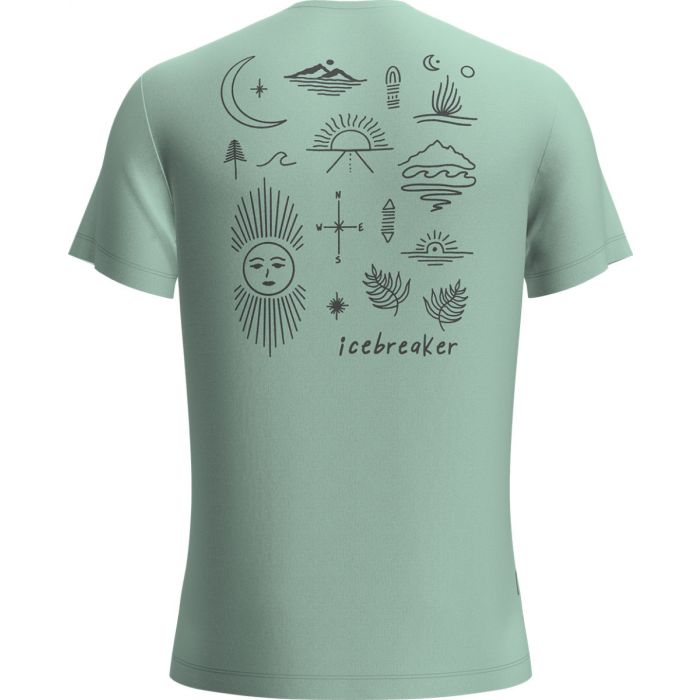Koszulka męska merino ICEBREAKER COOL-LITE SPHERE III SS TEE EXPLORE