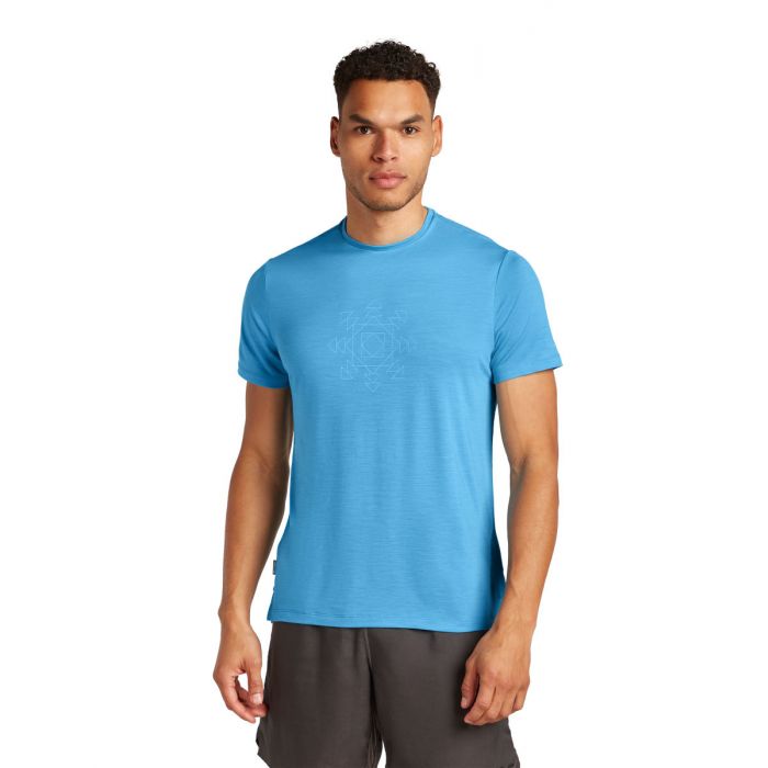 Koszulka męska merino ICEBREAKER COOL-LITE SPHERE III SS TEE FUSION