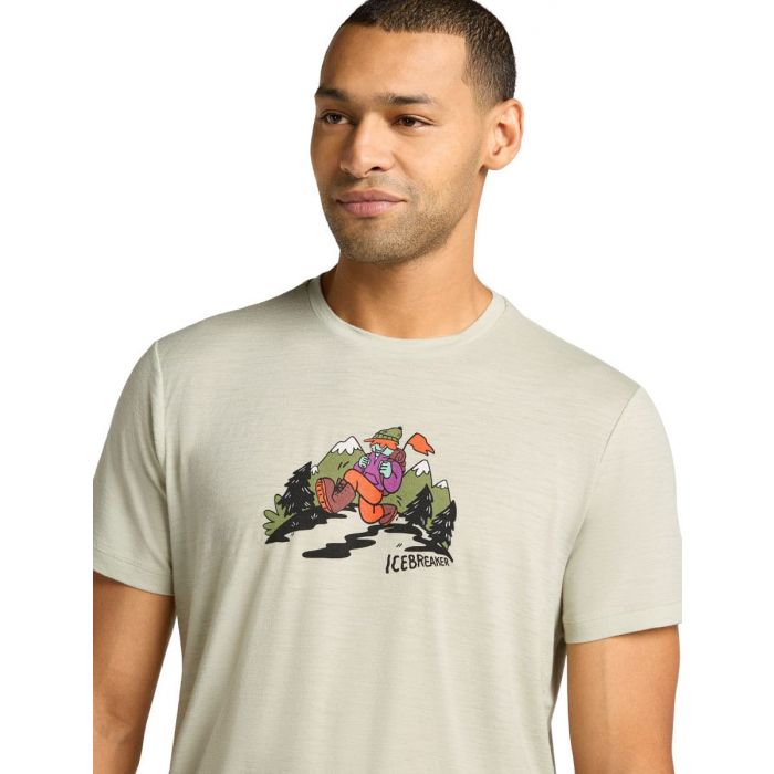 Koszulka męska merino ICEBREAKER TECH LITE SS TEE CATCH ME OUTS