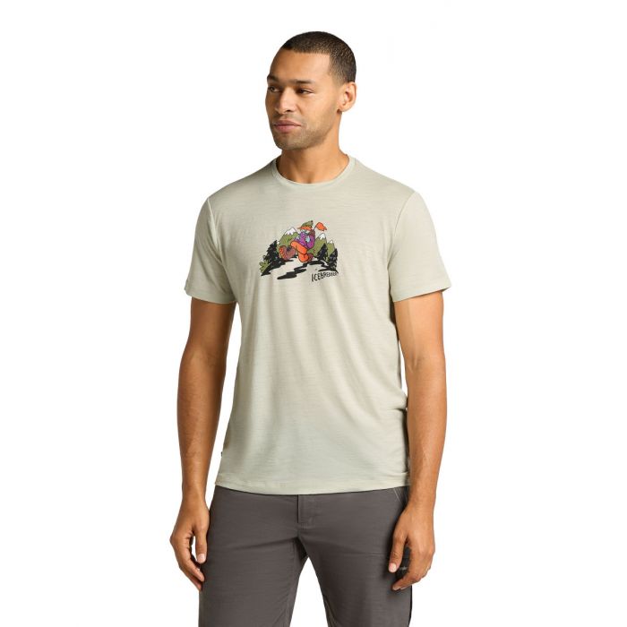 Koszulka męska merino ICEBREAKER TECH LITE SS TEE CATCH ME OUTS
