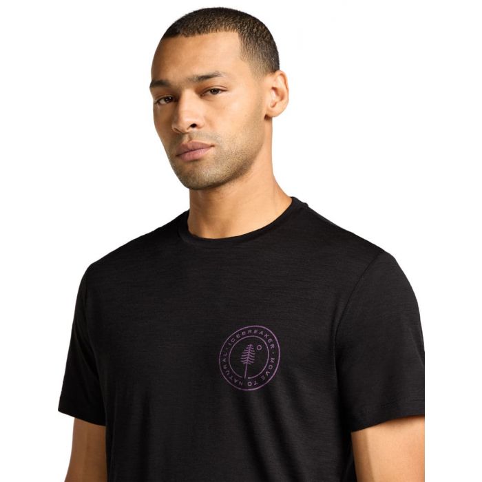Koszulka męska merino ICEBREAKER TECH LITE SS TEE HIKE NATURALL
