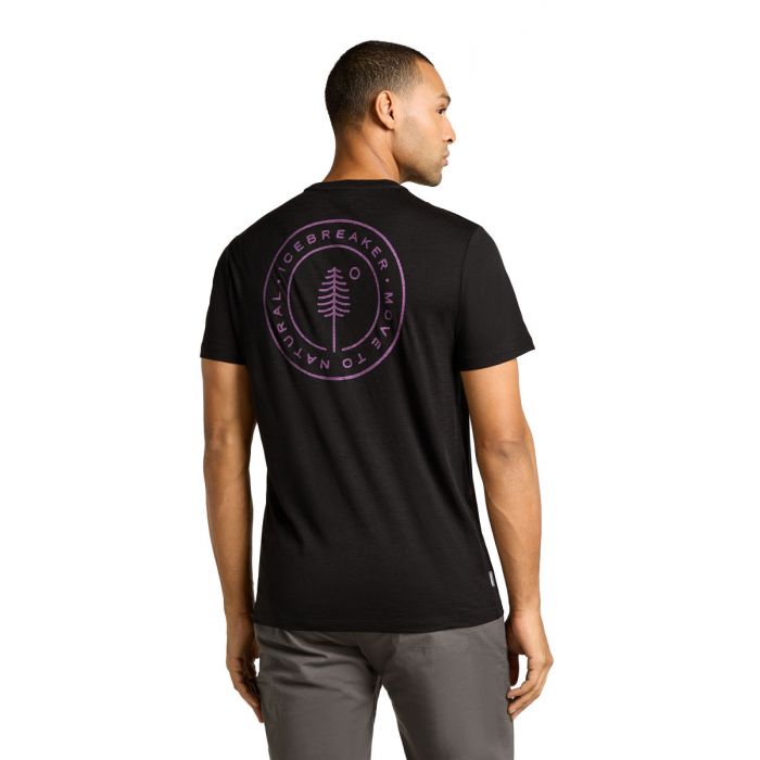 Koszulka męska merino ICEBREAKER TECH LITE SS TEE HIKE NATURALL