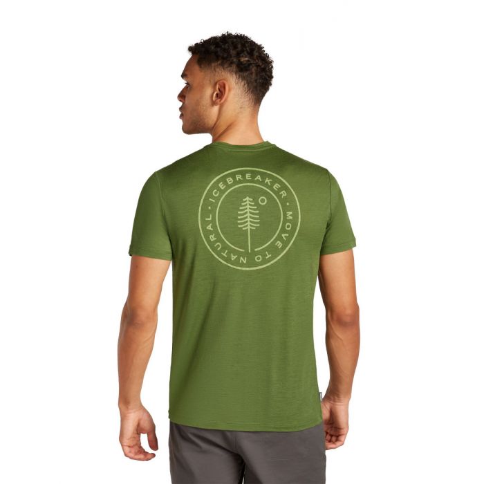 Koszulka męska merino ICEBREAKER TECH LITE SS TEE HIKE NATURALL